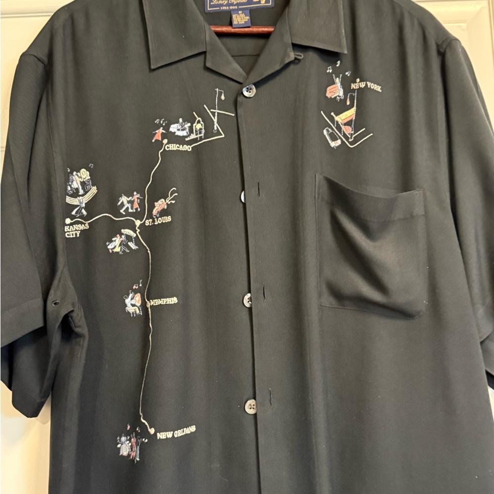 May Nast Vintage Silk Shirt